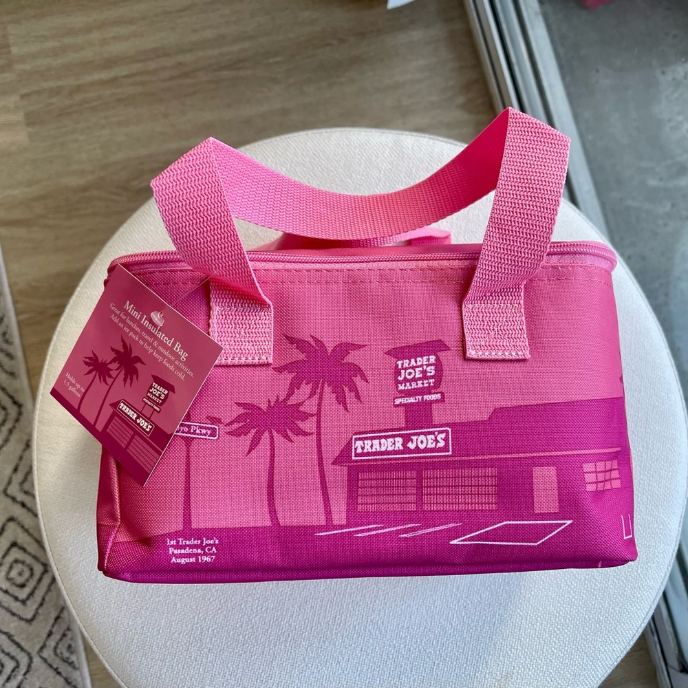 Trader Joe’s Mini Insulated Bag - Pink